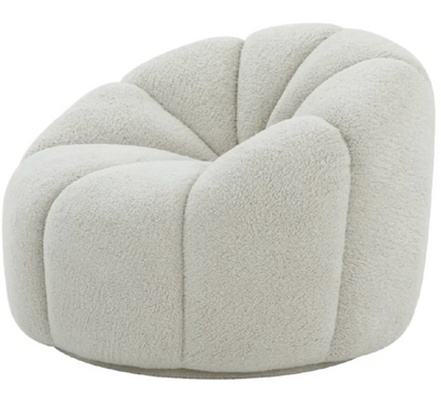 Our fun, loving and cozy Marshmallow swivel chair