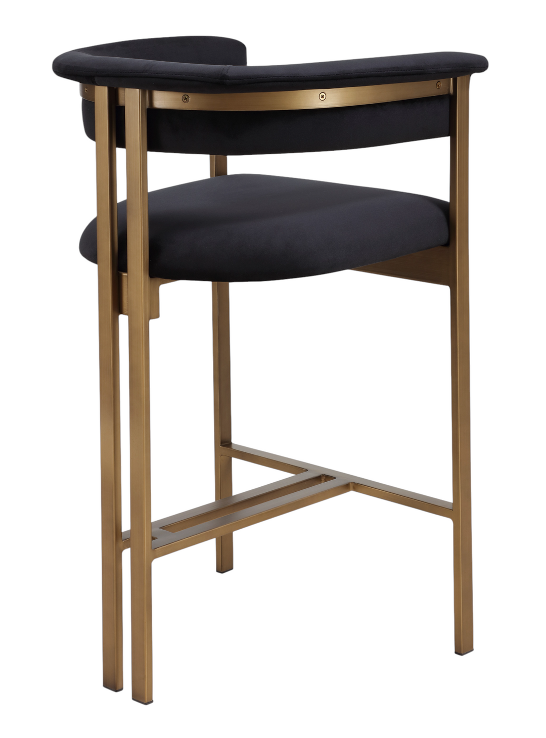 Sheikh Bar Stool Black Velvet - Future Classics Furniture
