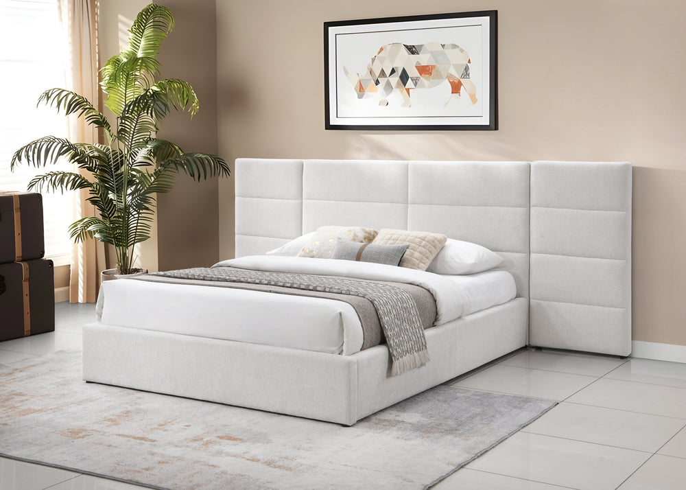 Riverina Queen Bed Beige - Future Classics Furniture