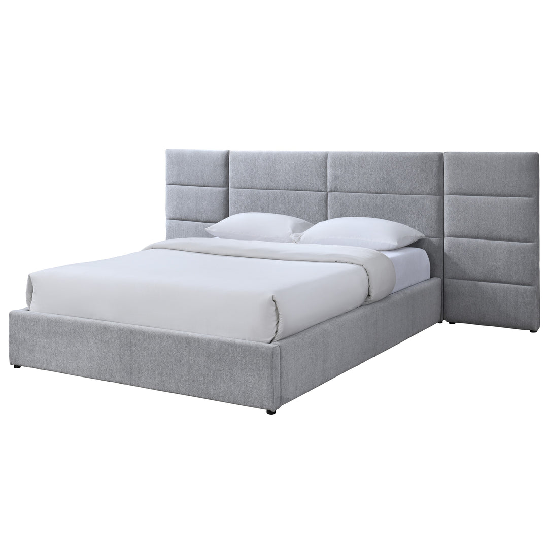 Riverina Queen Bed Light Grey - Future Classics Furniture