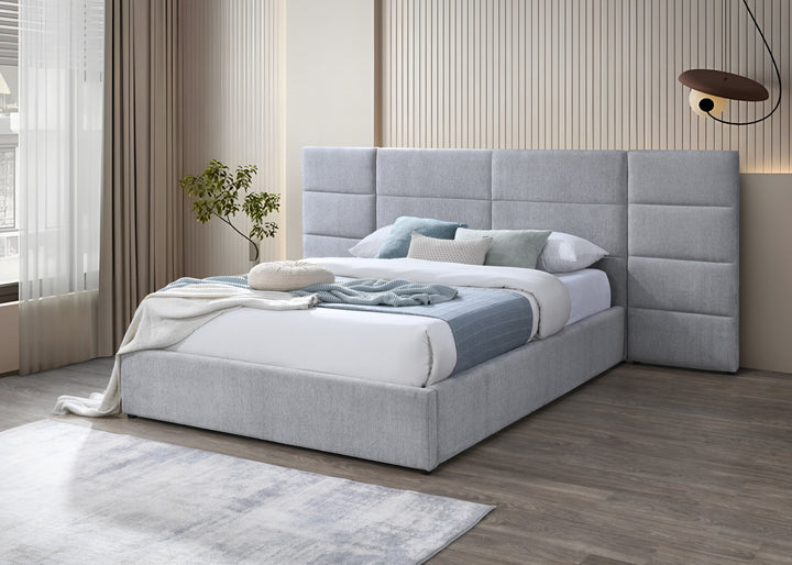 Riverina Queen Bed Light Grey - Future Classics Furniture