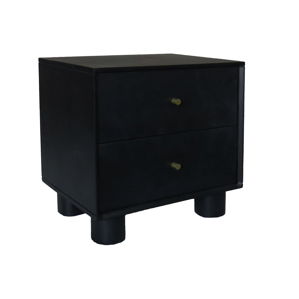 Chateau Bedside Table Black - Future Classics Furniture