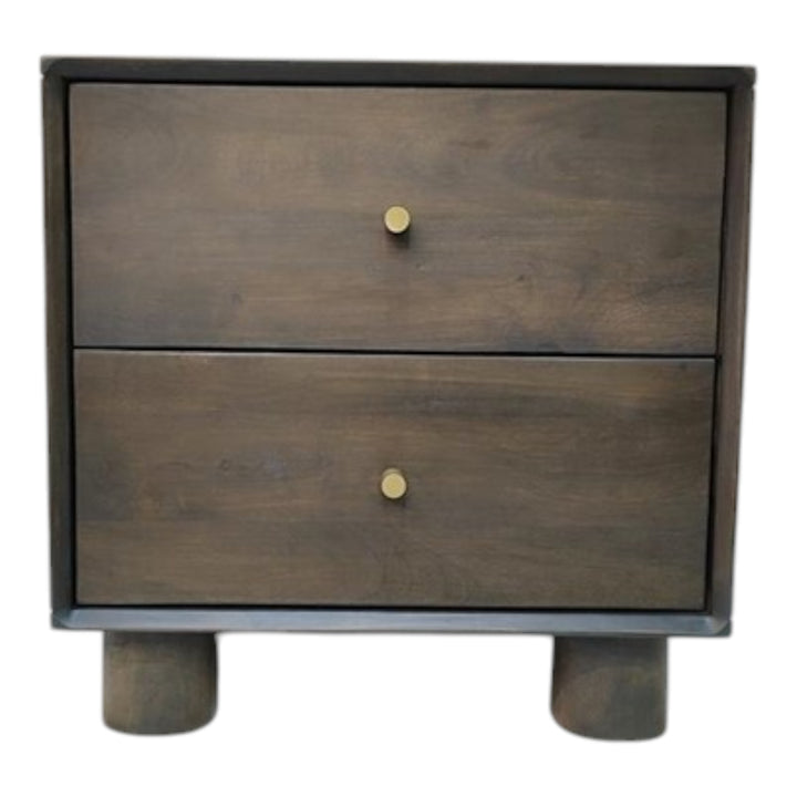 Chateau Bedside Table Rustic Brown - Future Classics Furniture