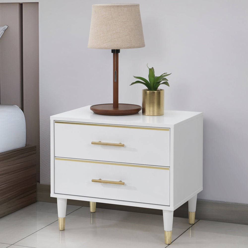 Mclaren Bedside Table White - Future Classics Furniture