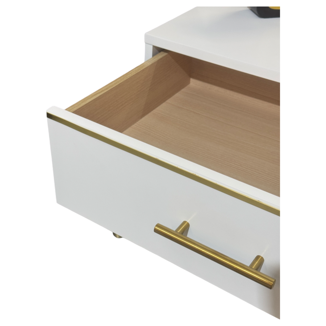 Mclaren Bedside Table White - Future Classics Furniture