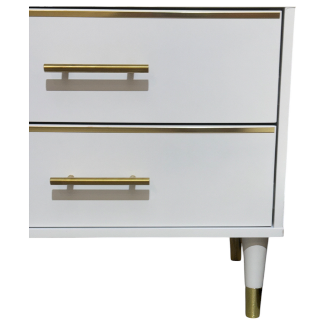 Mclaren Bedside Table White - Future Classics Furniture