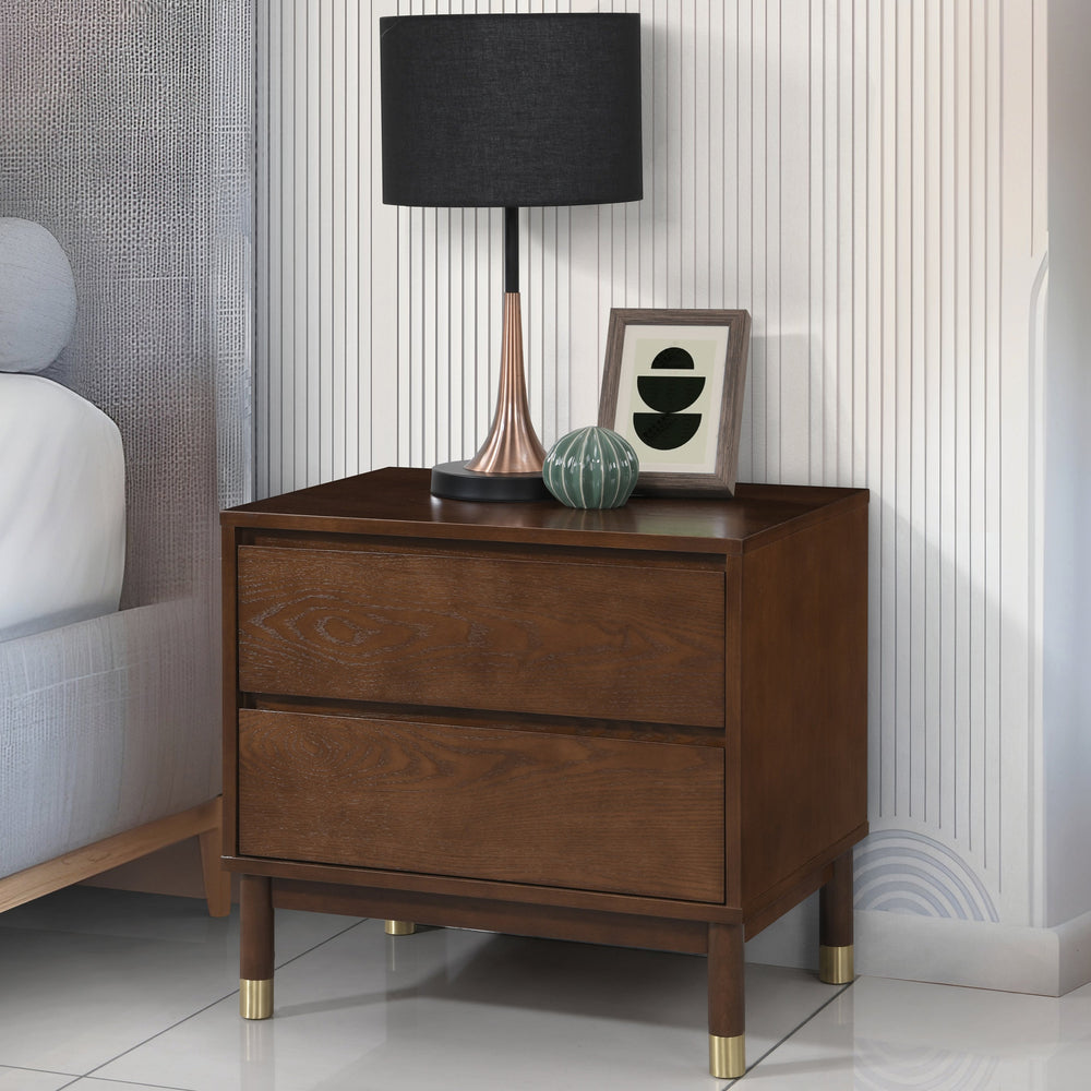 Mornington Bedside Table Walnut - Future Classics Furniture