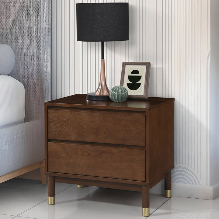 Mornington Bedside Table Walnut - Future Classics Furniture
