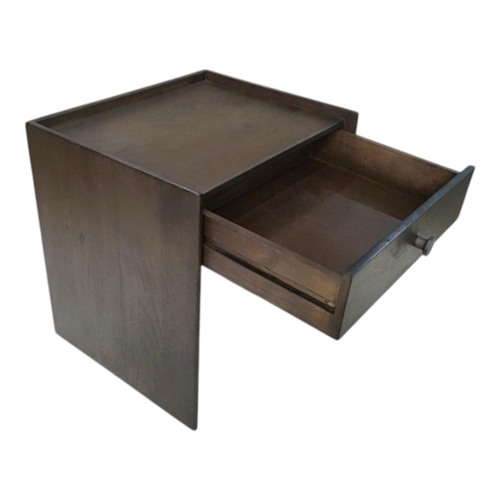 Regalia Bedside Table Rustic Brown - Future Classics Furniture