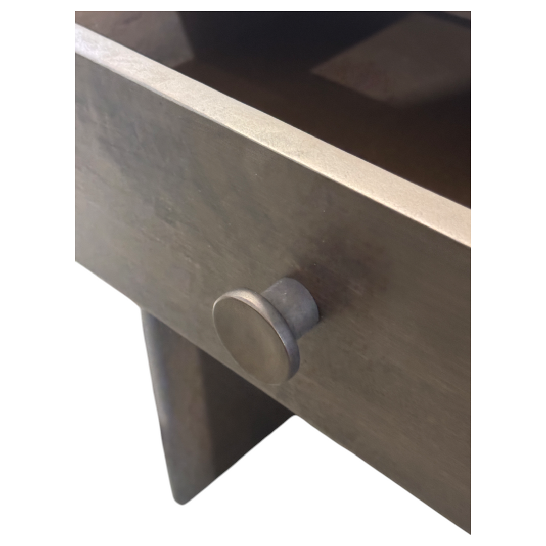 Regalia Bedside Table Rustic Brown - Future Classics Furniture