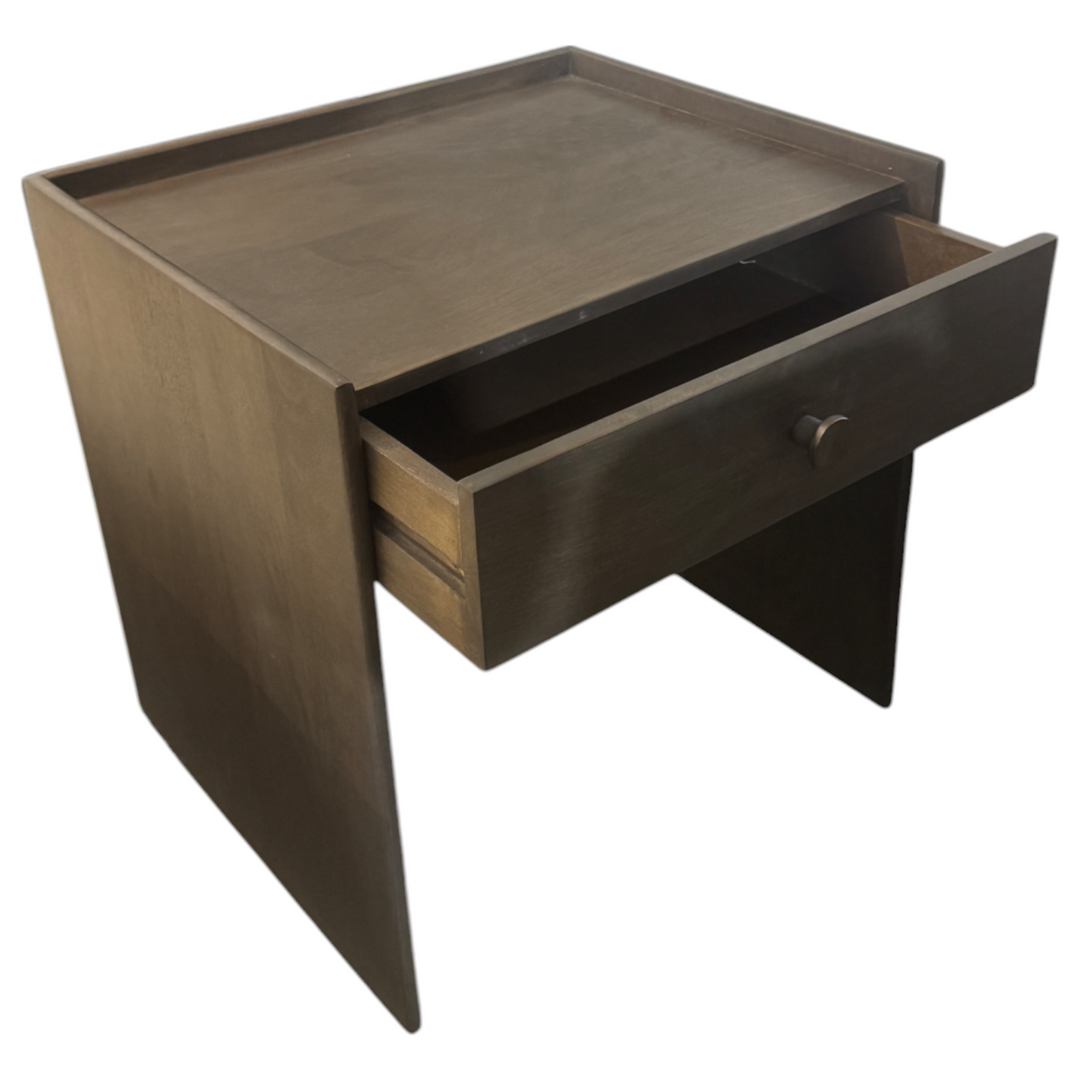 Regalia Bedside Table Rustic Brown - Future Classics Furniture