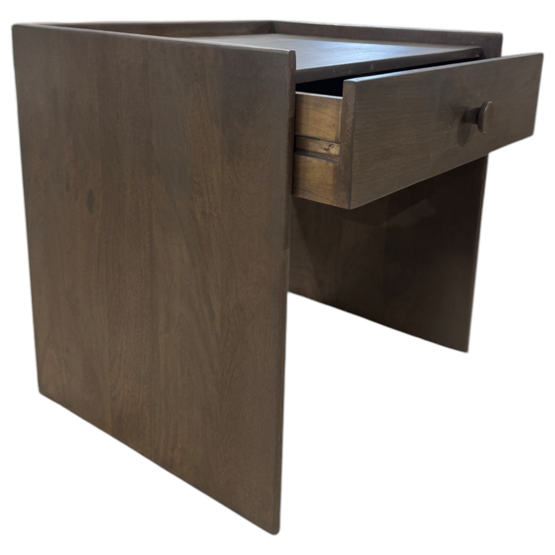 Regalia Bedside Table Rustic Brown - Future Classics Furniture