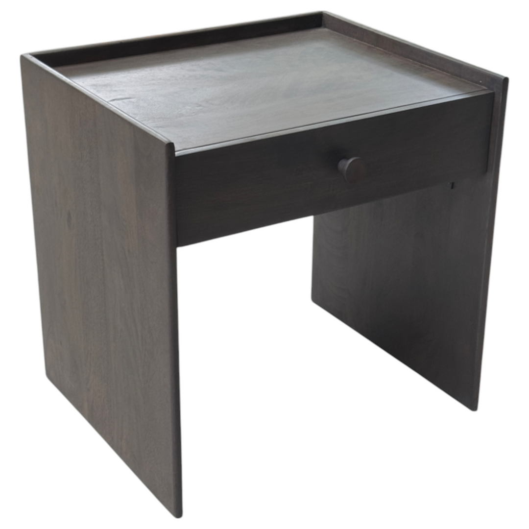 Regalia Bedside Table Rustic Brown - Future Classics Furniture