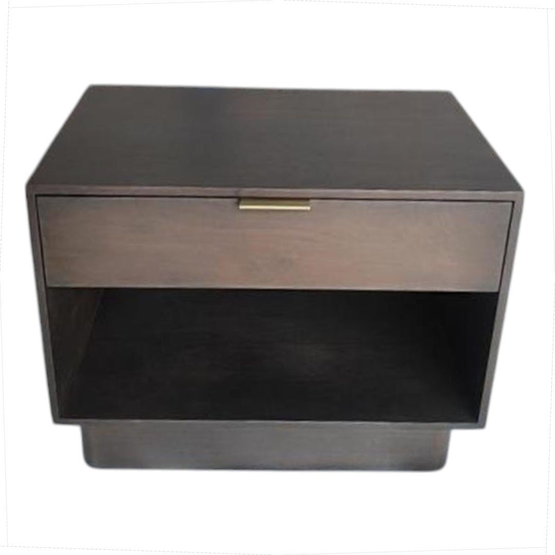 Savoy Bedside Table Rustic Brown - Future Classics Furniture