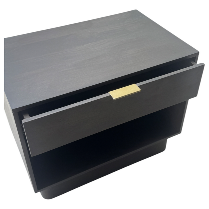 Savoy Bedside Table Rustic Brown - Future Classics Furniture