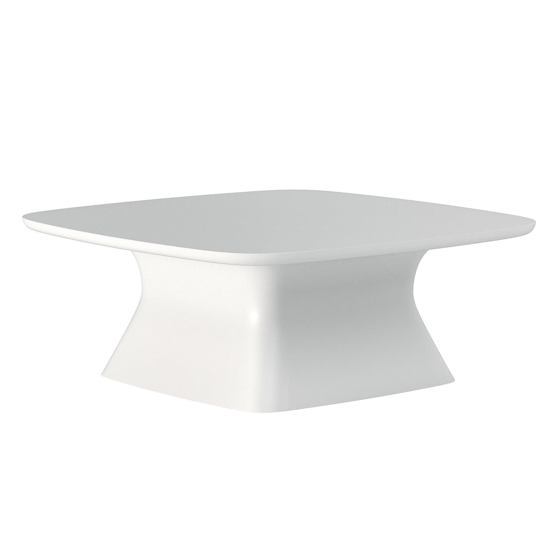 Cortillo Square Coffee Table White - Future Classics Furniture