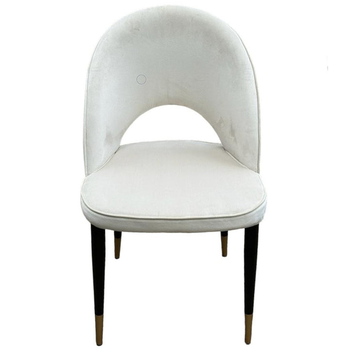 Bourdain Dining Chair Beige Velvet - Future Classics Furniture