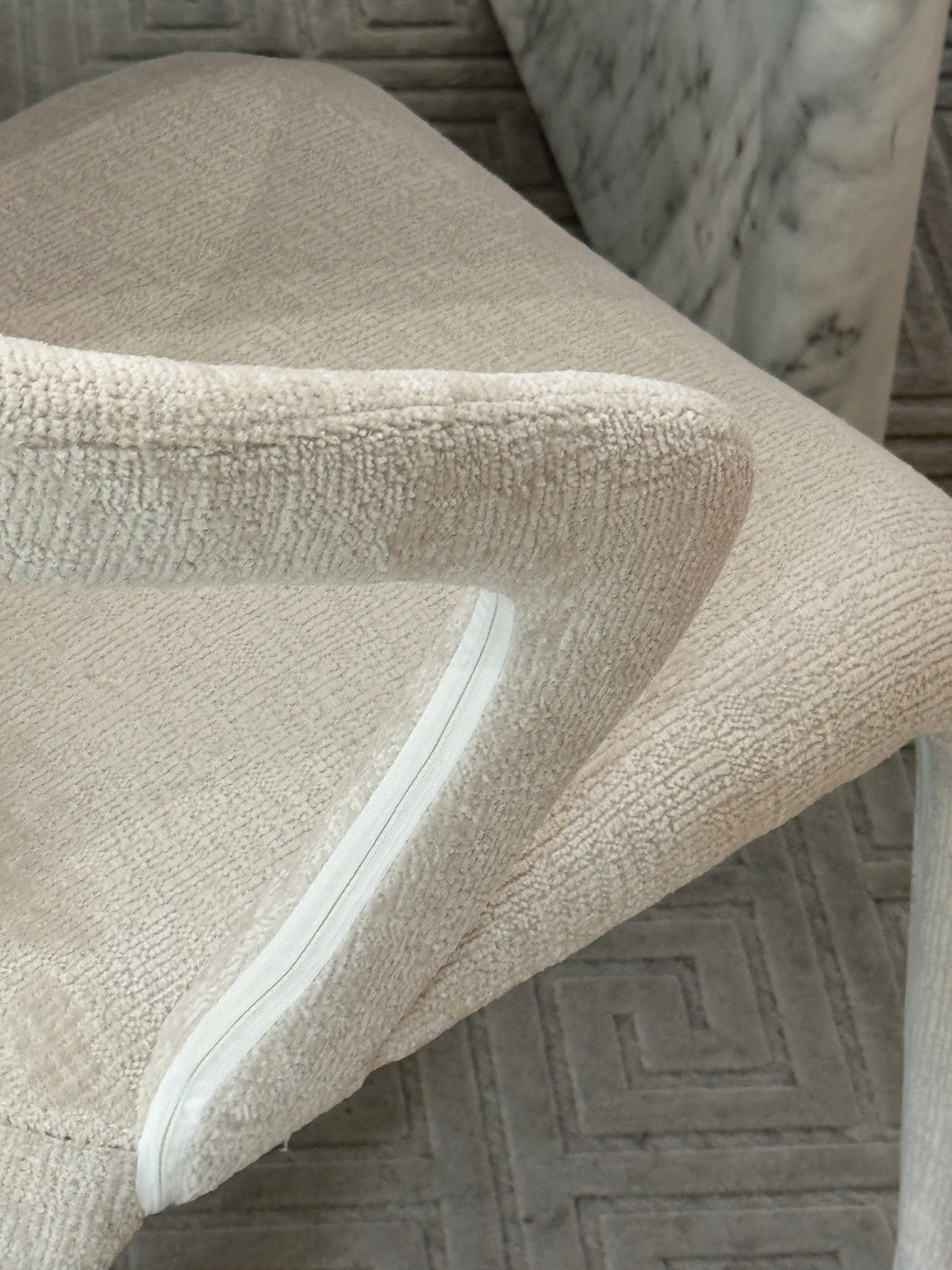 Profile Dining Chair Textured Beige - Future Classics Furniture