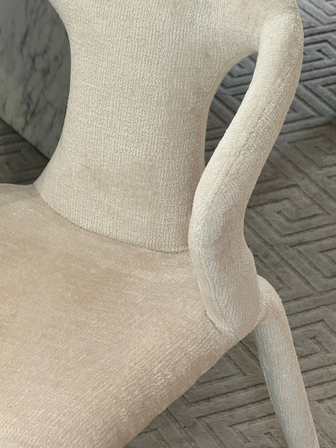 Profile Dining Chair Textured Beige - Future Classics Furniture