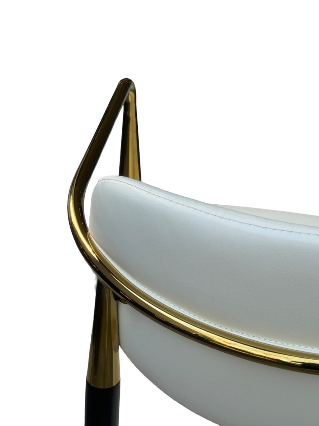 Rhodes White Vegan Leather Dining Chair - Future Classics Furniture