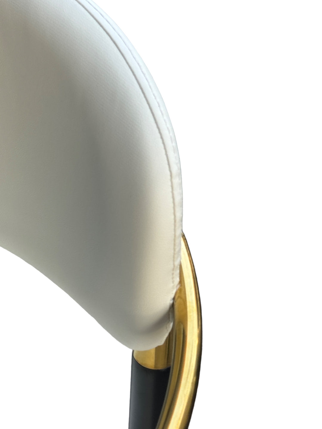 Rhodes White Vegan Leather Dining Chair - Future Classics Furniture