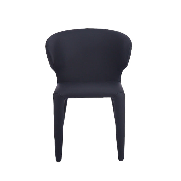 Romano Dining Chair Black Leather Look - Future Classics Furniture