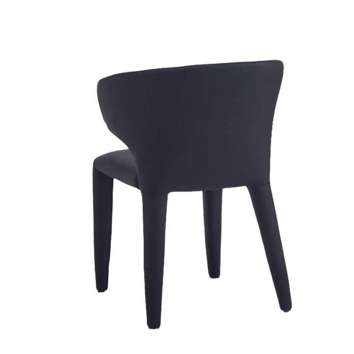 Romano Dining Chair Black Leather Look - Future Classics Furniture