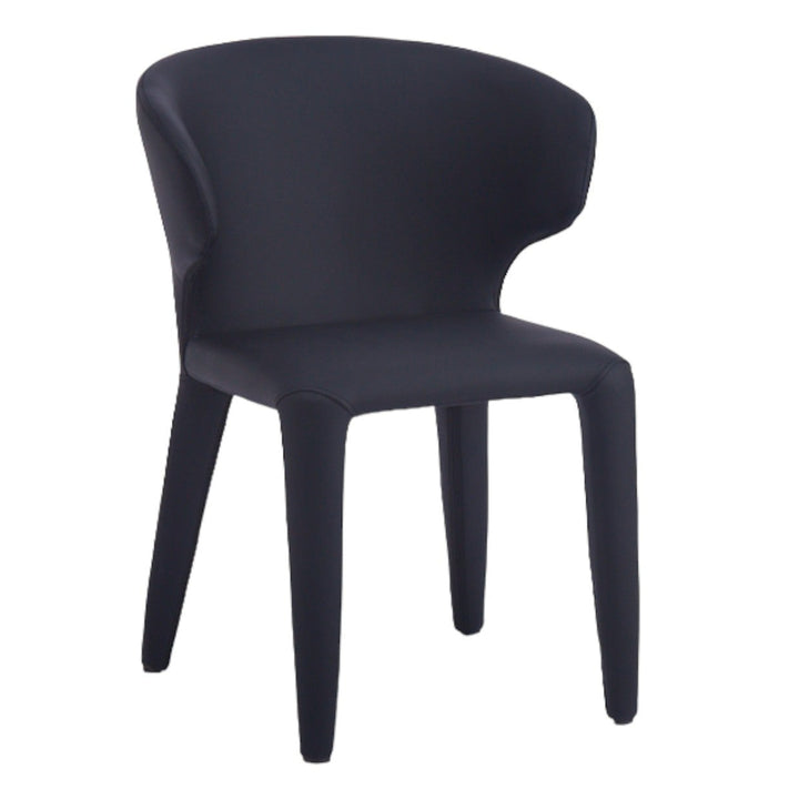 Romano Dining Chair Black Leather Look - Future Classics Furniture