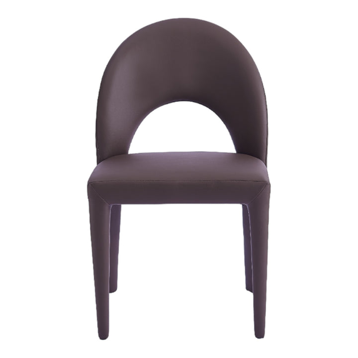 Serena Dining Chair Plum Leather Look - Future Classics Furniture