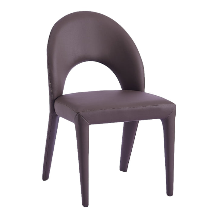 Serena Dining Chair Plum Leather Look - Future Classics Furniture