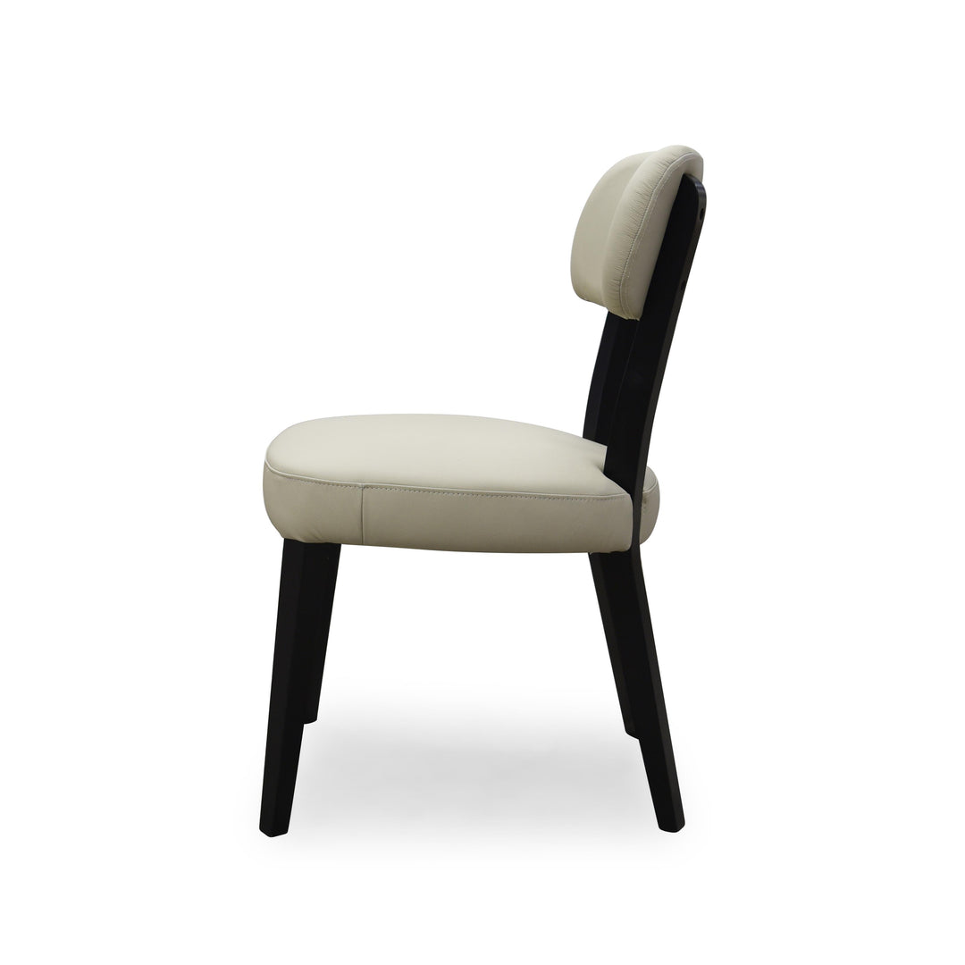Tadamsa Dining Chair Ecru Leather - Future Classics Furniture