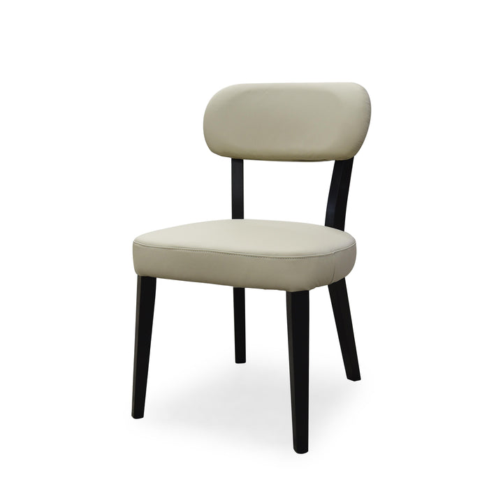 Tadamsa Dining Chair Ecru Leather - Future Classics Furniture