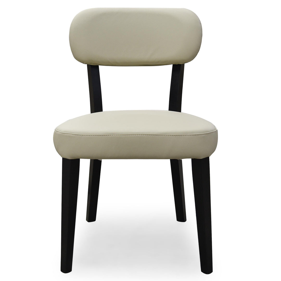 Tadamsa Dining Chair Ecru Leather - Future Classics Furniture