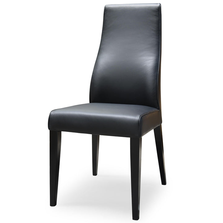 Yakuza Dining Chair Black Leather - Future Classics Furniture
