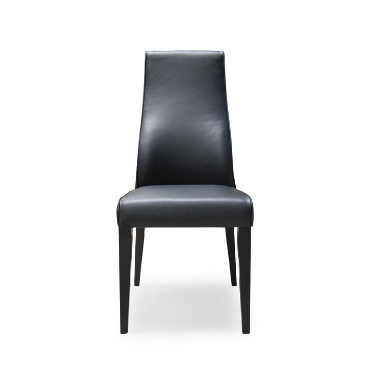 Yakuza Dining Chair Black Leather - Future Classics Furniture