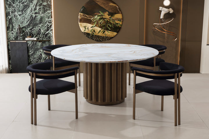 Allure Round Dining Table - 1.6m - Future Classics Furniture