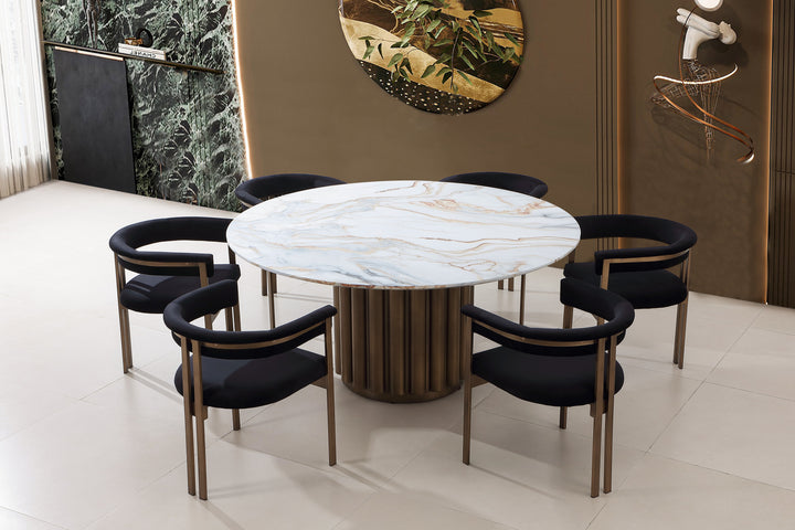 Allure Round Dining Table - 1.6m - Future Classics Furniture