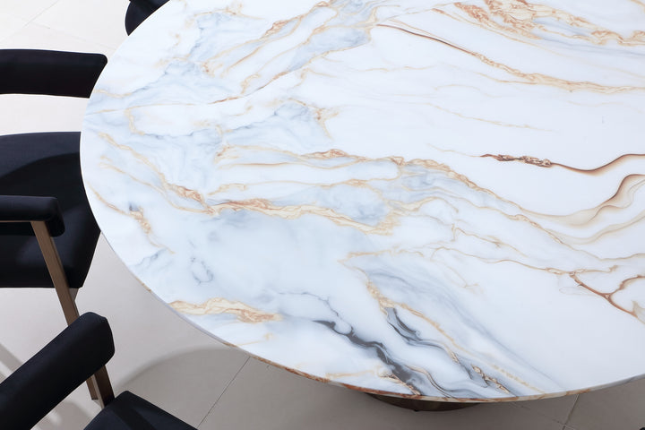 Allure Round Dining Table - 1.6m - Future Classics Furniture