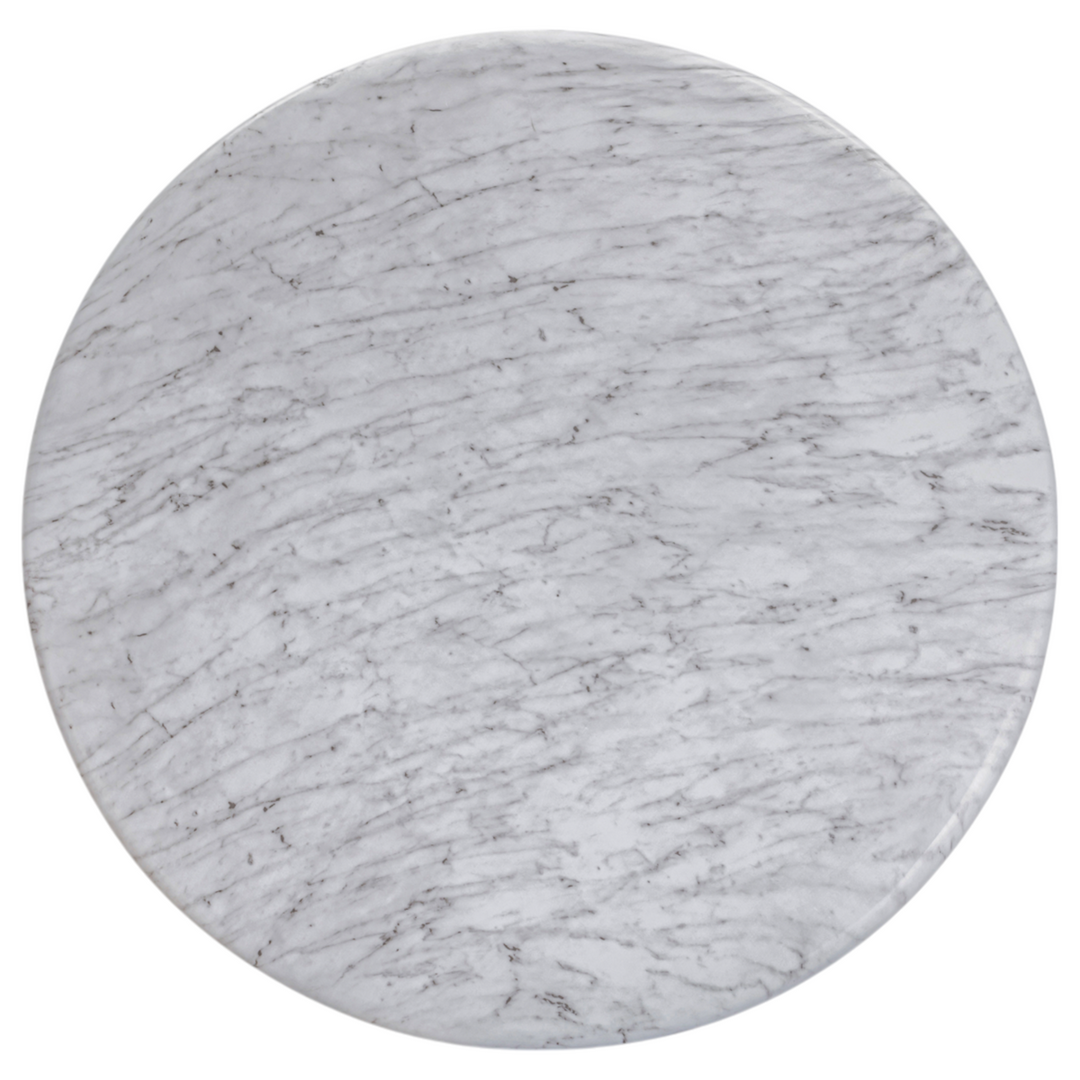 Aqua Round Dining Table Marble Finish - 1.2m - Future Classics Furniture