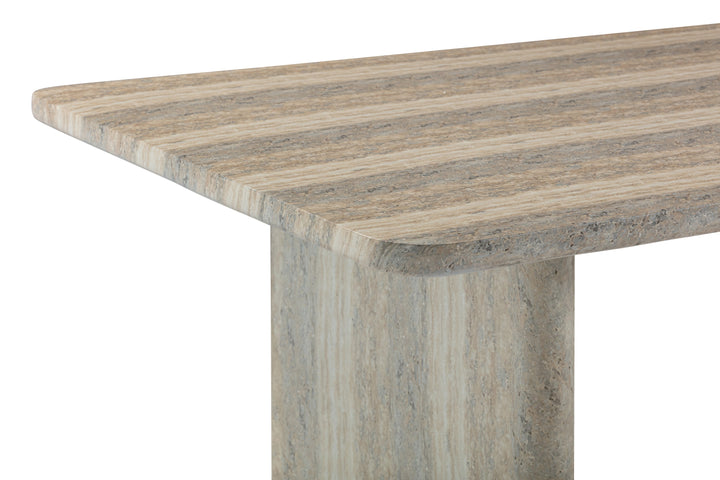 Cigale Dining Table Travertine - 2.25m - Future Classics Furniture
