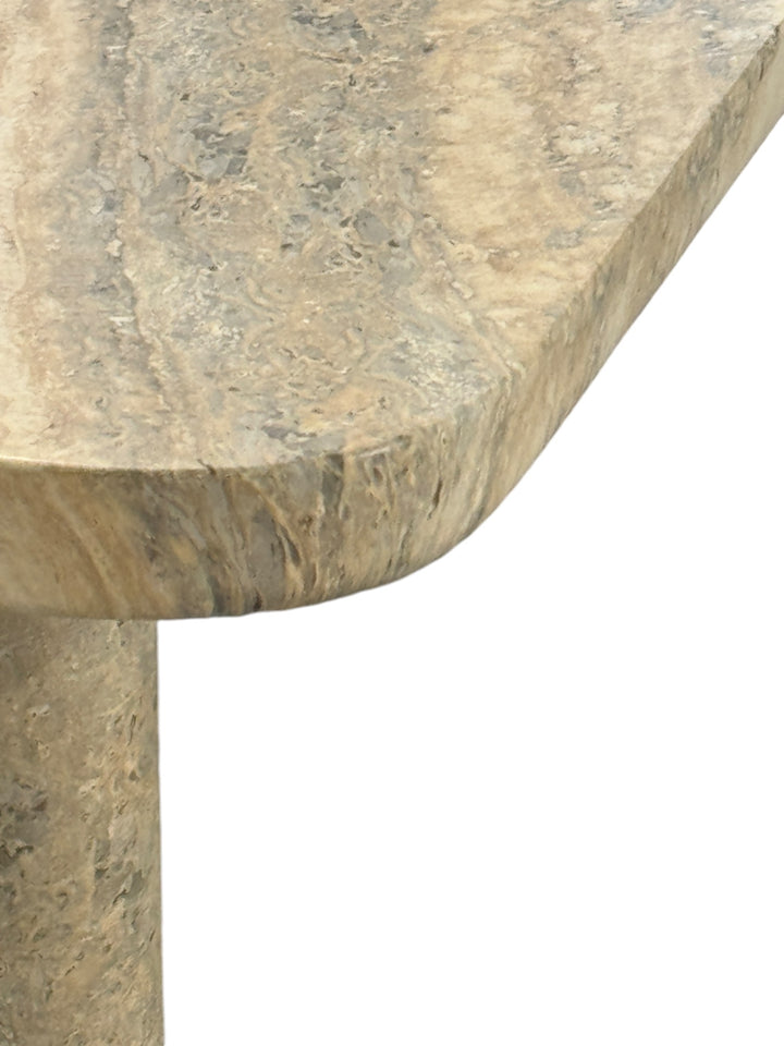 Cigale Dining Table Travertine Finish - 2.25m - Future Classics Furniture