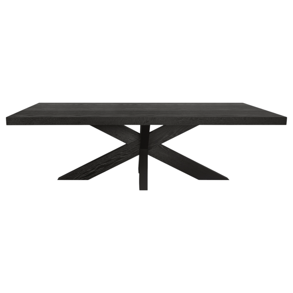 Cubano Rectangle Dining Table Black - 2.4m - Future Classics Furniture
