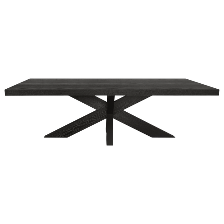 Cubano Rectangle Dining Table Black - 2.4m - Future Classics Furniture