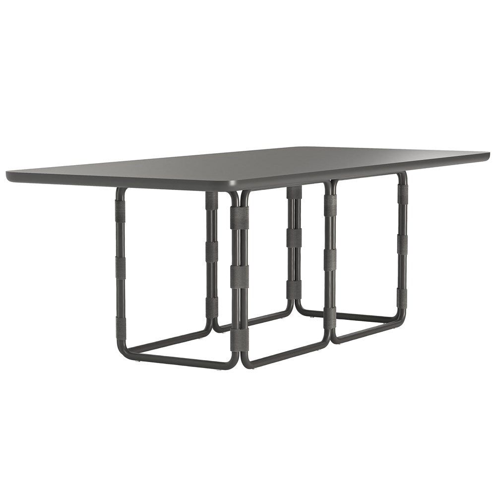 Fiore Rectangle Dining Table - 2.2m Grey - Future Classics Furniture