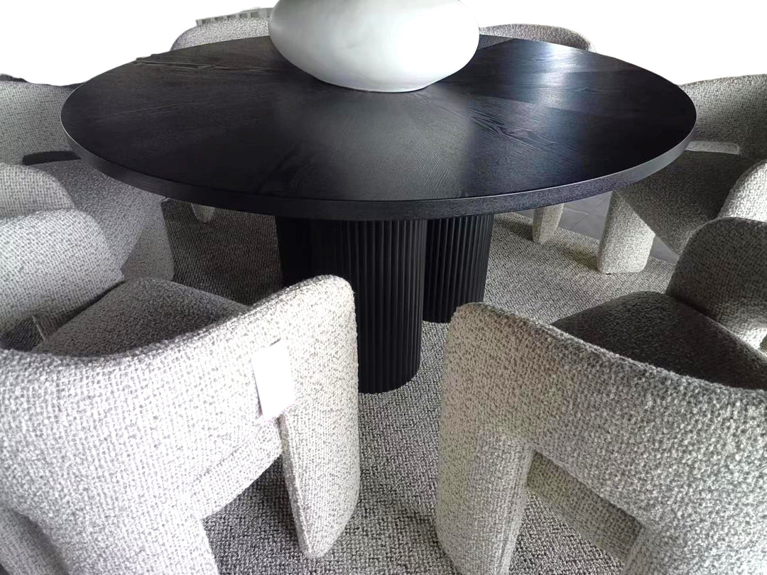 Flauto Fluted Round Dining Table - Future Classics Furniture