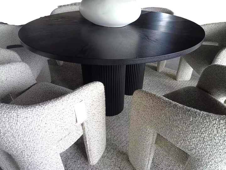 Flauto Fluted Round Dining Table - Future Classics Furniture