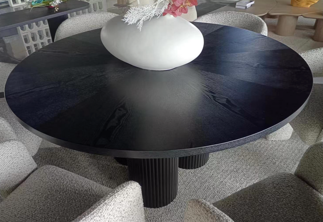 Flauto Fluted Round Dining Table - Future Classics Furniture