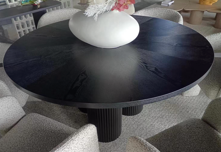 Flauto Fluted Round Dining Table - Future Classics Furniture