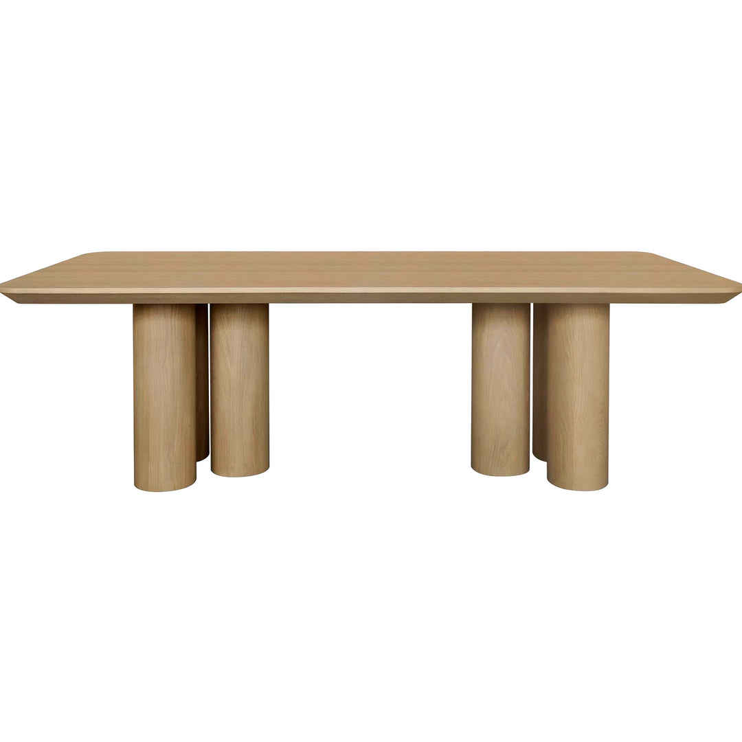 Trio Dining Table Light Oak - 2.4m - Future Classics Furniture