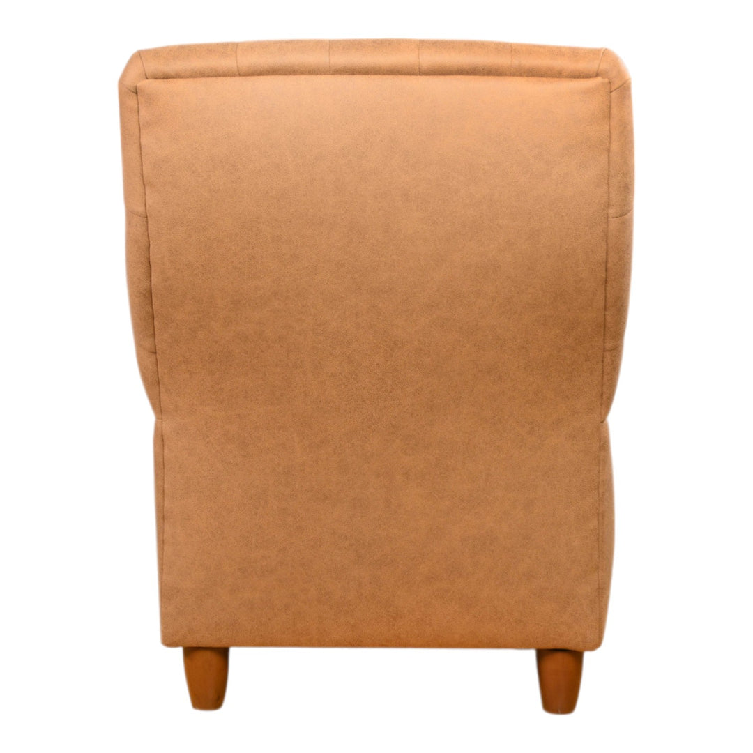 Buckingham Chair Tan Leather Look - Future Classics Furniture